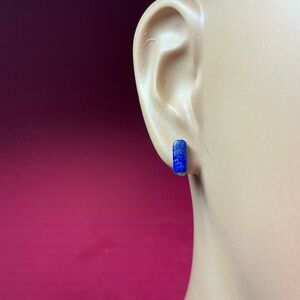 Lapis Lazuli Sterling Silver Stud Earrings